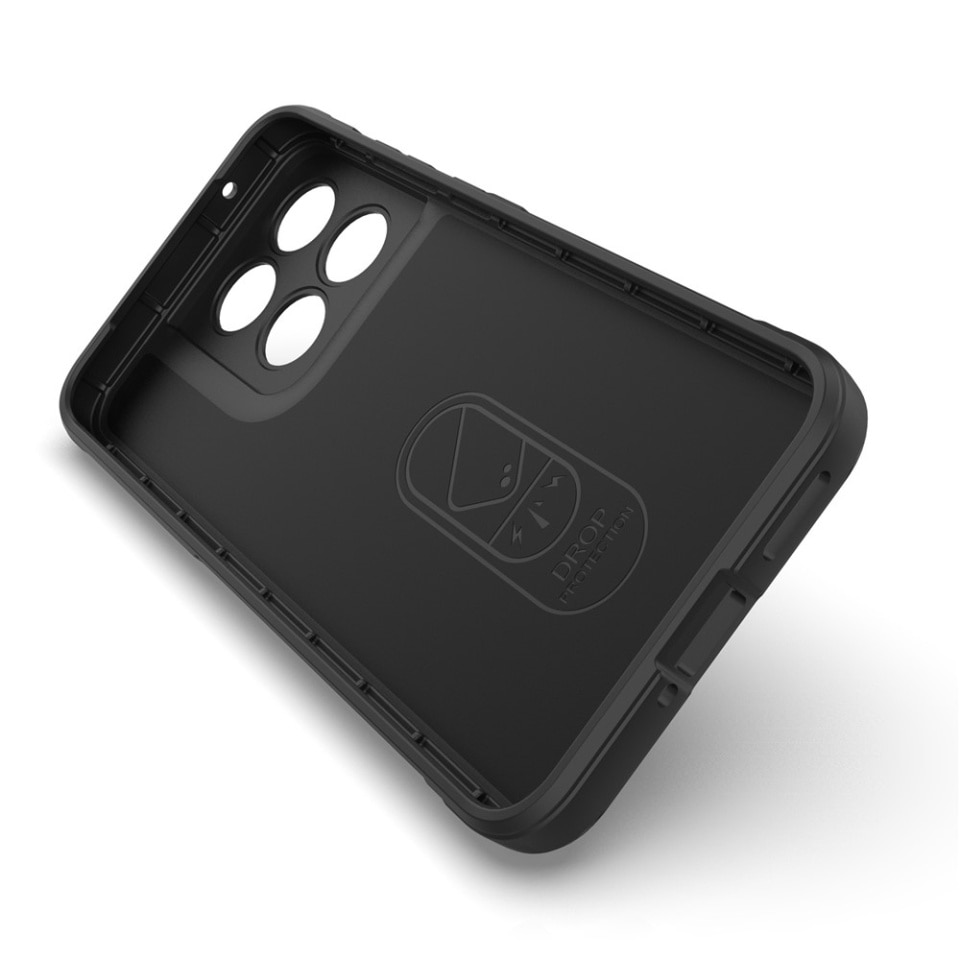 Husa pentru Motorola Edge 70 Fusion din Silicon Mat, Antisoc, set cu sticker, Magic Shield, Mov