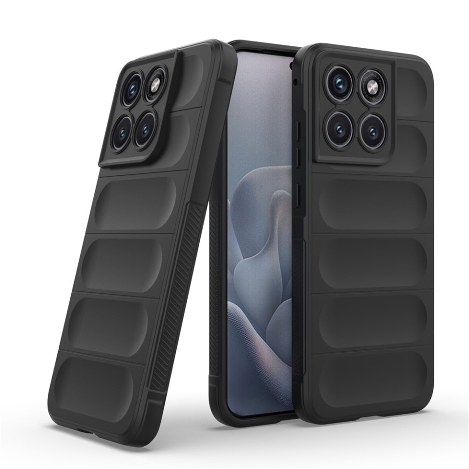 Husa pentru Motorola Edge 70 Fusion din Silicon Mat, Antisoc, set cu sticker, Magic Shield, Mov