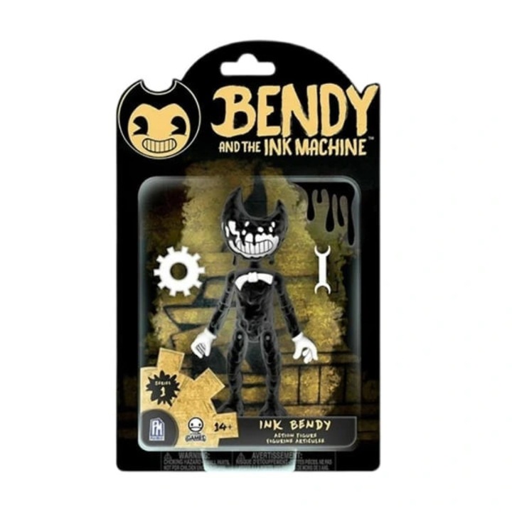 Колекционерска фигурка Bendy and the Ink Machine, Ink Bendy от смола, 13 x 6 x 4 см, черна