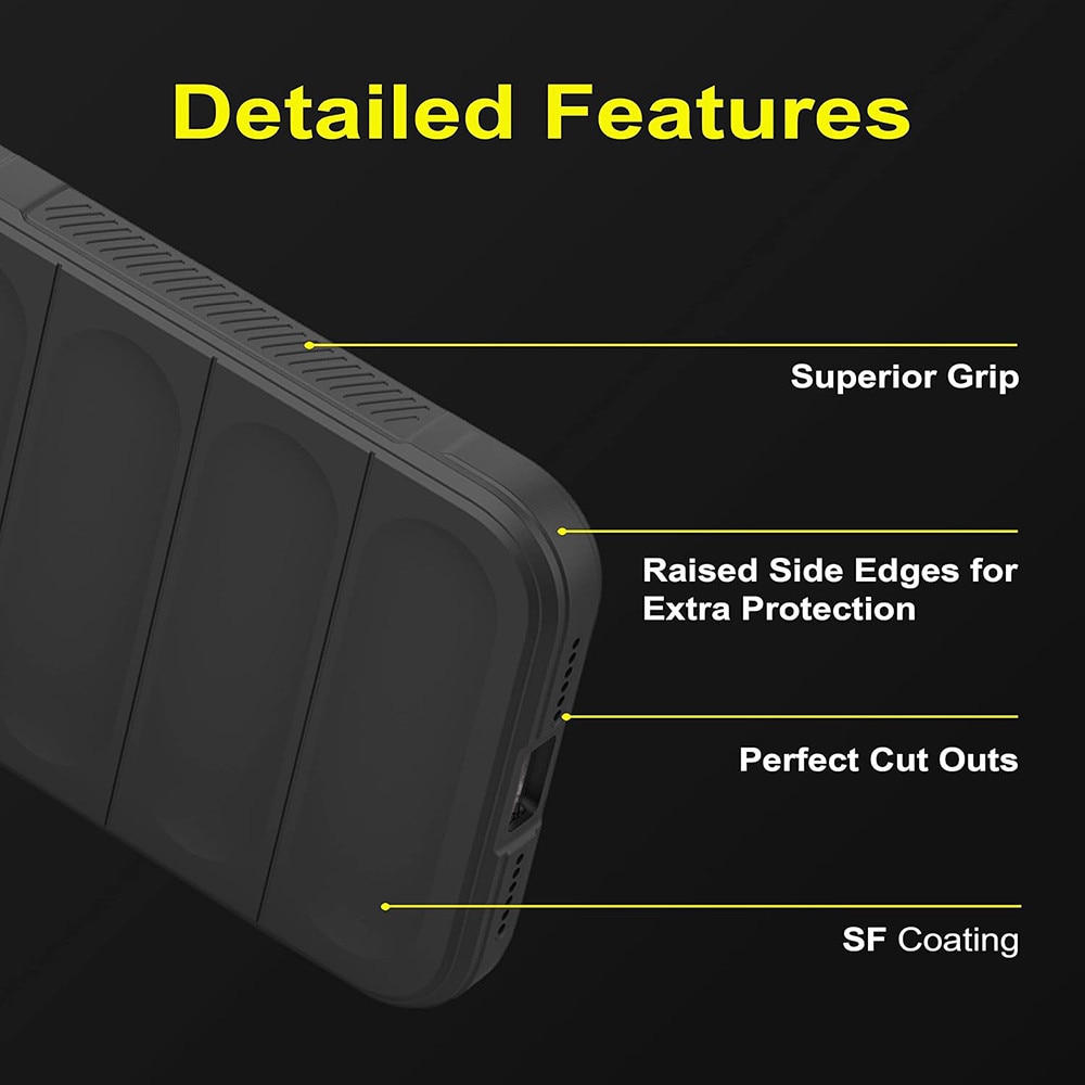 Husa pentru OnePlus Nord 6 Comari® VelvetShield, TPU si catifea, protectie anti-soc, finisaj catifelat antiderapant, anti-praf si zgarieturi, Negru