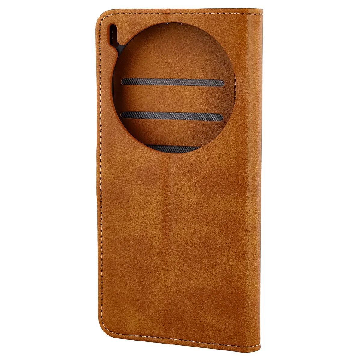 Husa Bizon Case Pocket pentru Vivo X300 Ultra, Maro