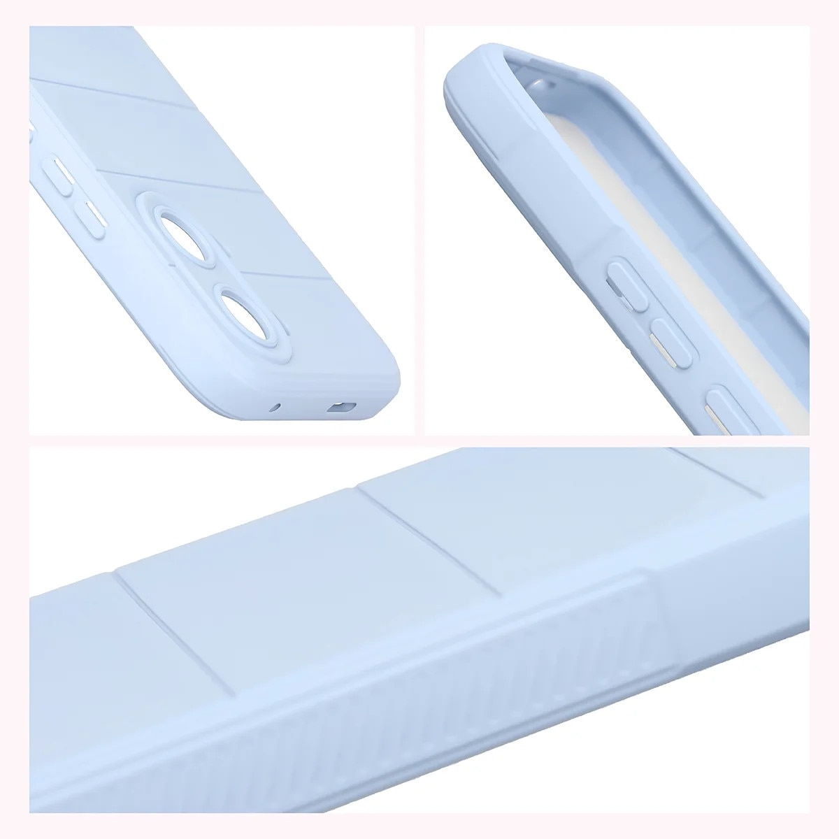 Husa Bizon Case Tur pentru Xiaomi POCO X8 Pro Max, Albastru deschis