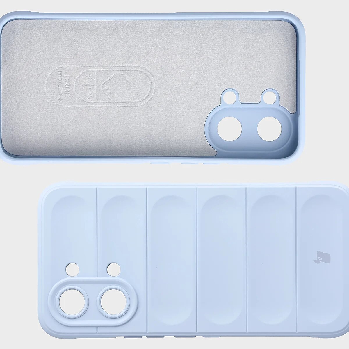 Husa Bizon Case Tur pentru Xiaomi POCO X8 Pro Max, Albastru deschis