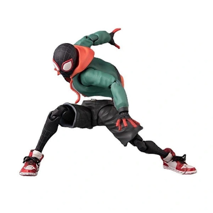 Figurina articulata Miles Morales (Spider-Man: Across the Spider-Verse), PVC, de colectie, Multicolor, 1 buc