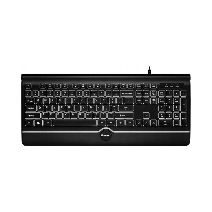 Tracer Ofis PRO USB fehér megvilágított billentyűzet, 12 gomb, 1.5m