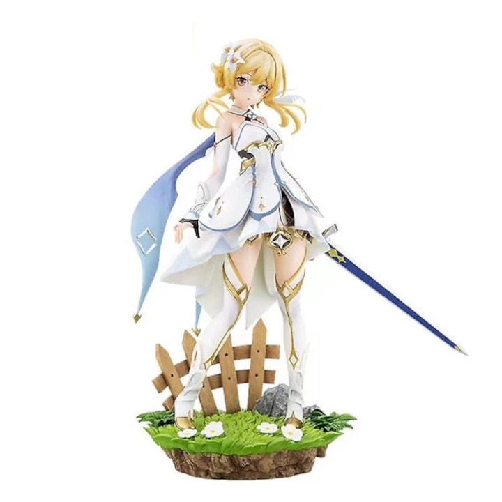 Figurina Genshin Impact Lumine Aether PVC 27cm