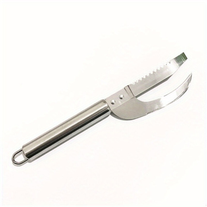 Cutit pentru peste 3 in 1, inox, 23x4x10 cm