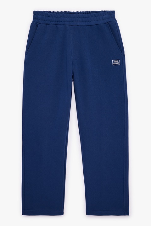 KOTON, Pantaloni de trening cu talie elastica, Bleumarin, M