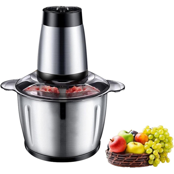 Masina de tocat carne electrica, capacitate mare, inox, 300W, compacta