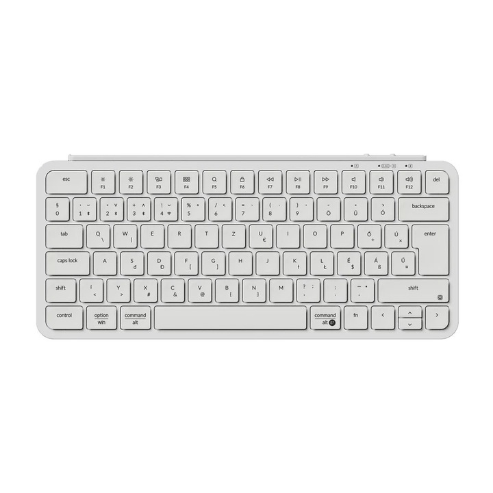 Keychron B1 Pro Scissor Switch Vezeték Nélküli Mechanikus Billentyűzet - Fehér - Magyar Kiosztás
