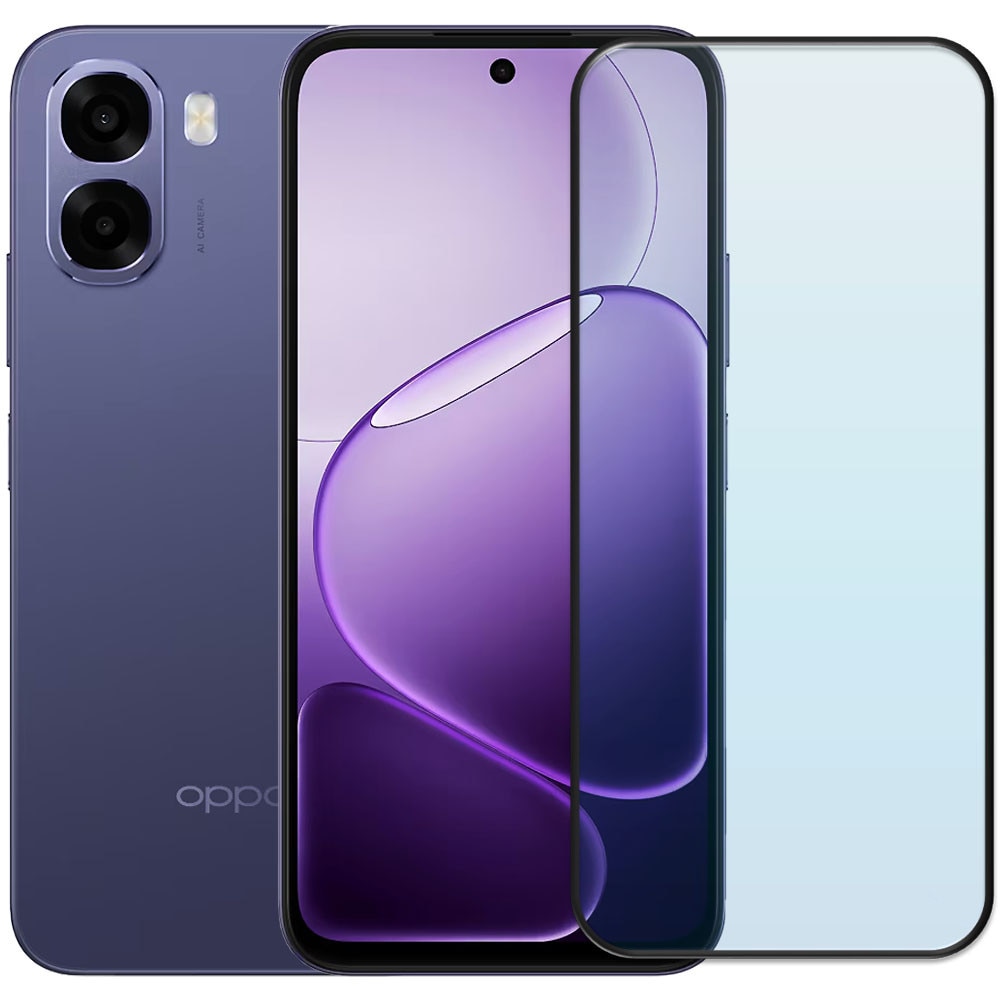 Folie din sticla securizata pentru Oppo A6x 4G / A6x 5G, HAMSTERBOX Glass Shield, Protectie completa ecran, Full face, Aplicare rapida, Case Friendly, Transparenta