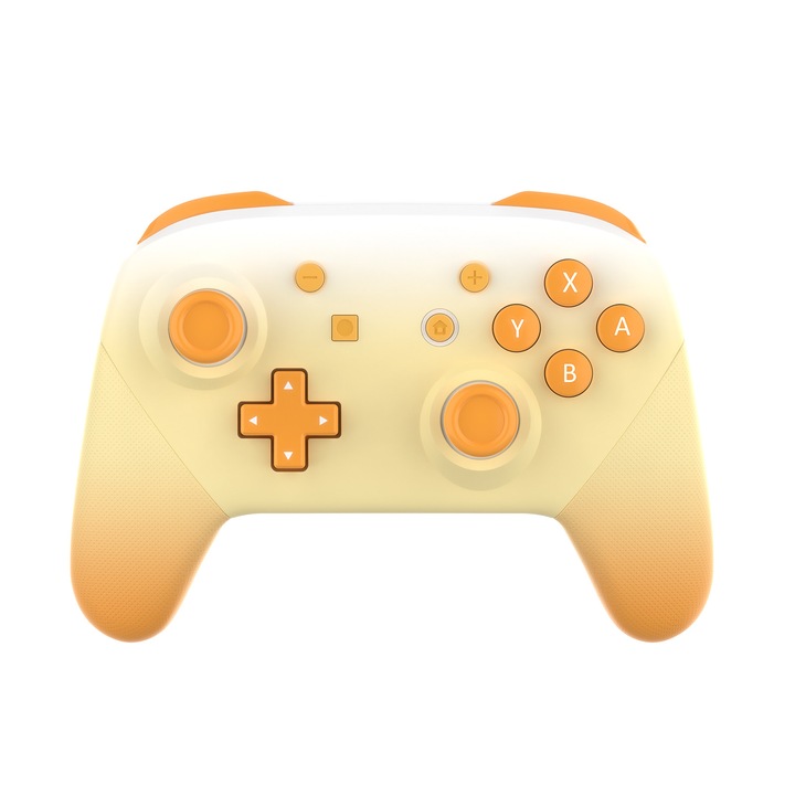 Мини контролер за Nintendo Switch, съвместим с Nintendo Switch/Switch 2/OLED/Steam Deck и други конзоли, безжичен контролер с Bluetooth, ергономична дръжка, двойна вибрация и прецизен контрол