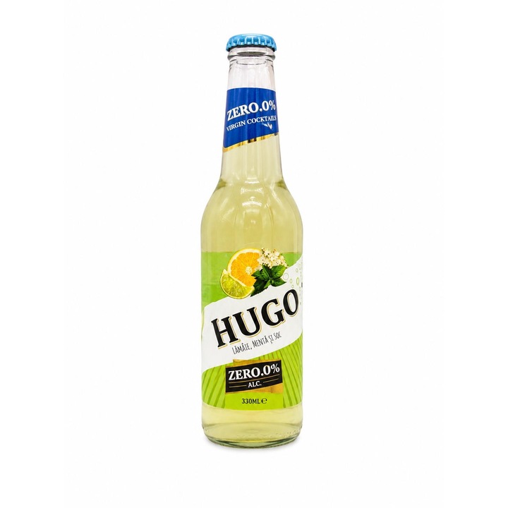 Cocktail non-alcoolic Zarea Hugo, lamaie, menta si soc 275ml