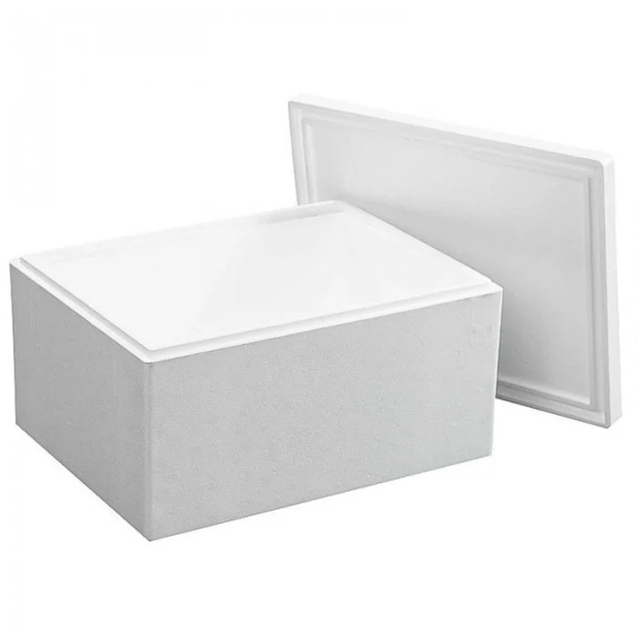 INATECH ® EPS Hőszigetelt Doboz, Belső méret 305x210x200 mm, Falvastagság 30 mm, Térfogat 12.8L, Fehér