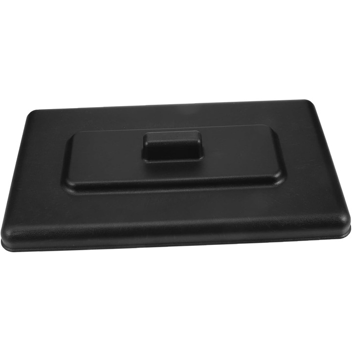 Capac universal pentru masina de inghetata/aparat de iaurt, din plastic, rezistent si sigur, compatibil cu majoritatea aparatelor, Negru, 1 buc