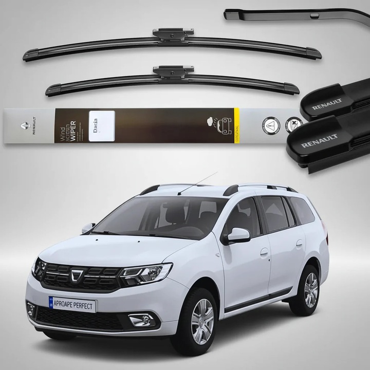 2 db eredeti Dacia Logan MCV II Facelift (2016–2020) ablaktörlő lapát készlet 550mm + 475mm