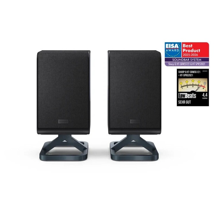 SHARP Q HT-SPR52021(BK) 2.0.2 Vezeték nélküli hátsó hangsugárzópár