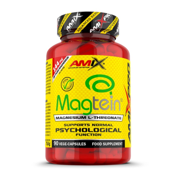 Étrend-kiegészítő, Amix, Magtein Magnesium Threonate, 90 kapszula