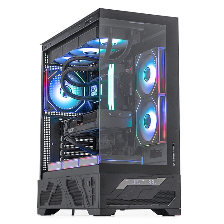 PC Gaming DRAGON Max Powered by AMD, AMD Ryzen 7 7800X3D 4.2GHz, 32GB DDR5, 1TB SSD, RX 9070 GRE 12GB GDDR6, Iluminare RGB