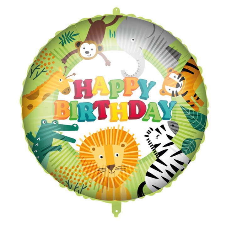 Baloane Procos Happy Birthday Jungle 46cm