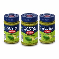 Set 3 x Barilla Pesto alla Genovese, sos pesto cu busuioc proaspat, 190 g / borcan, total 570 g