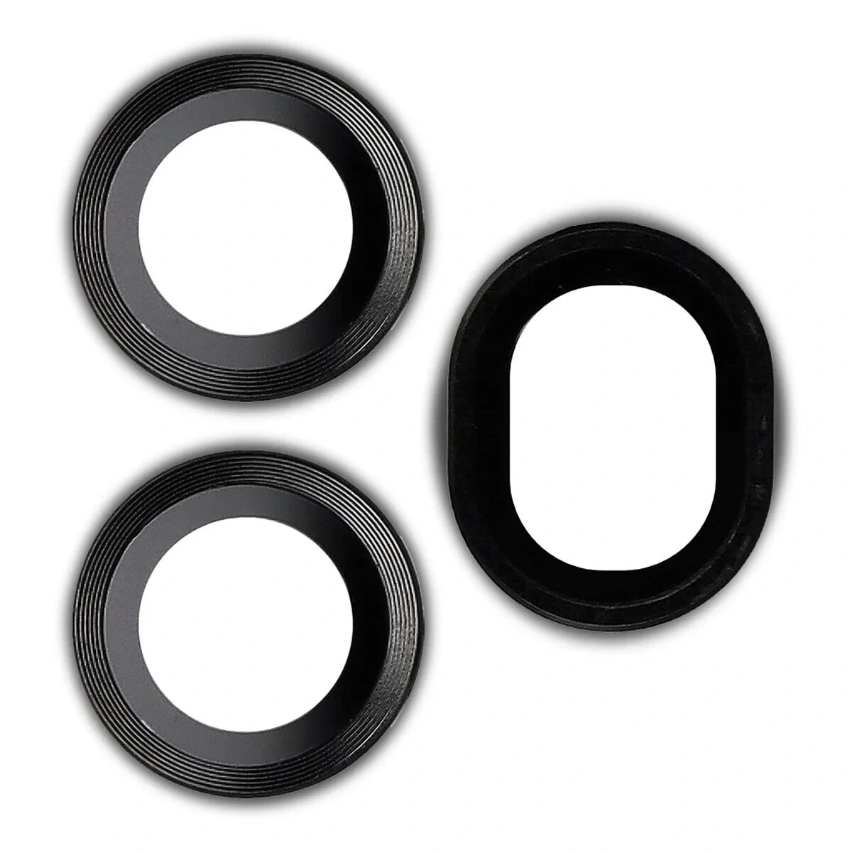 Folie sticla camera foto Bizon Glass Snap Lens compatibila cu Honor 600 Pro, Negru