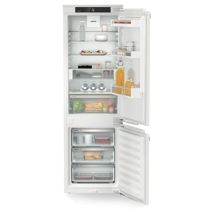 Combina frigorifica integrabila Liebherr ICNb 5123 plus cu EasyFresh si NoFrost, Clasa B, 253 L, H 177, Alb