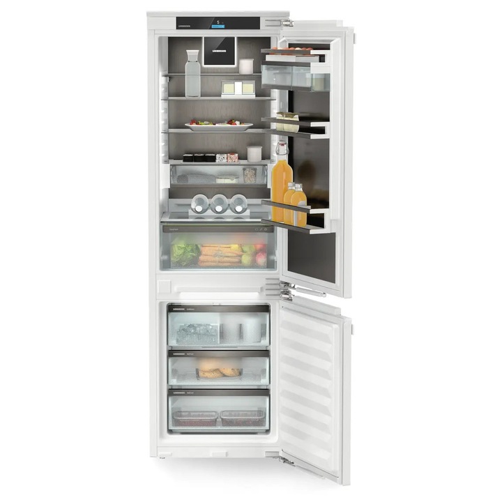 Combina frigorifica integrabila Liebherr ICNbsci 5173 Peak cu EasyFresh si NoFrost, Clasa C, 255 L, 177 H, Alb