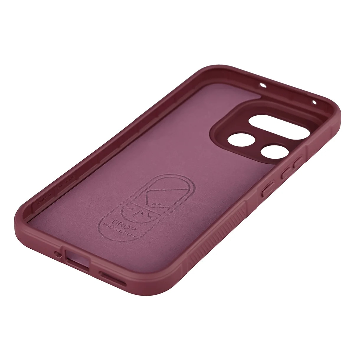 Husa Bizon Case Tur pentru Realme 16 Pro 5G, Rosu inchis