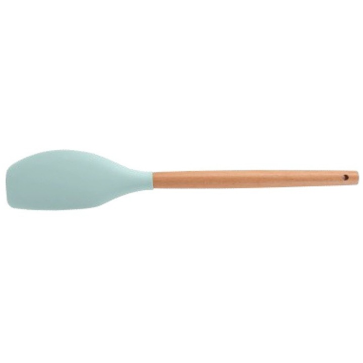 Ustensila pentru bucatarie, din silicon si lemn, 31 x 5.60 cm, Grunberg UST02