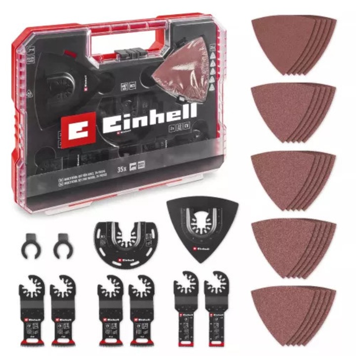 Set Accesorii Lemn Multitool 35 piese Einhell