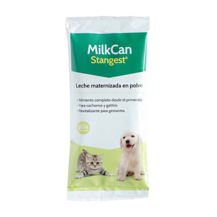 Laptele Praf pentru Câini și Pisici, STANGEST, 100g, formula solubilă cu proteine și vitamine