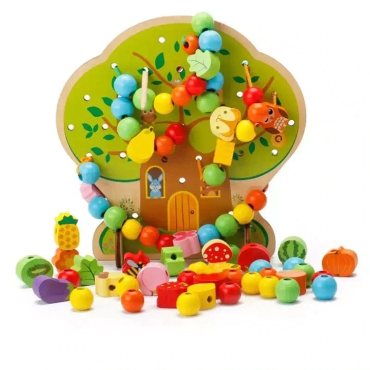 Joc Montessori, pomul cu fructe - 102 piese, ETOY®