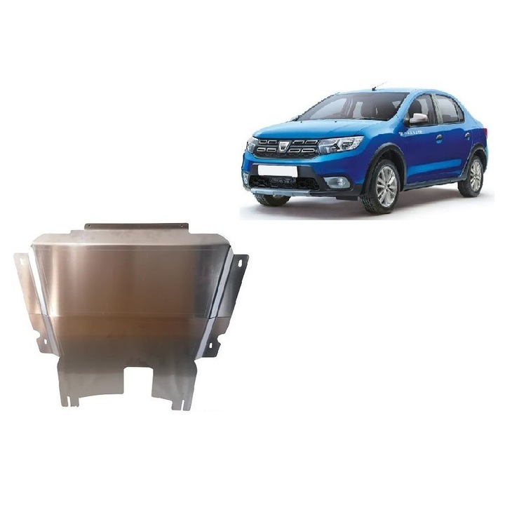 Scut motor din aluminiu Dacia Logan Stepway ( 2012 - 2020 )
