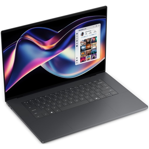 Laptop pentru creatori Dell XPS 16, cu procesor Intel Core Ultra X7 358H, 16'' OLED Touch 3.2K 20-120Hz, 32GB LPDDR5x, 2TB M.2 PCIe NVMe SSD, Intel Arc Graphics, 3 ani garantie