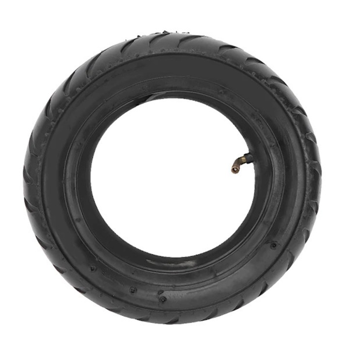 2 darabos szett, gumiabroncs és belső gumi 110/50-6.5 mini pocket bike 47cc/49cc-hez, kopásálló gumiból, rugalmas, jó csillapítással, fekete, 1 szett