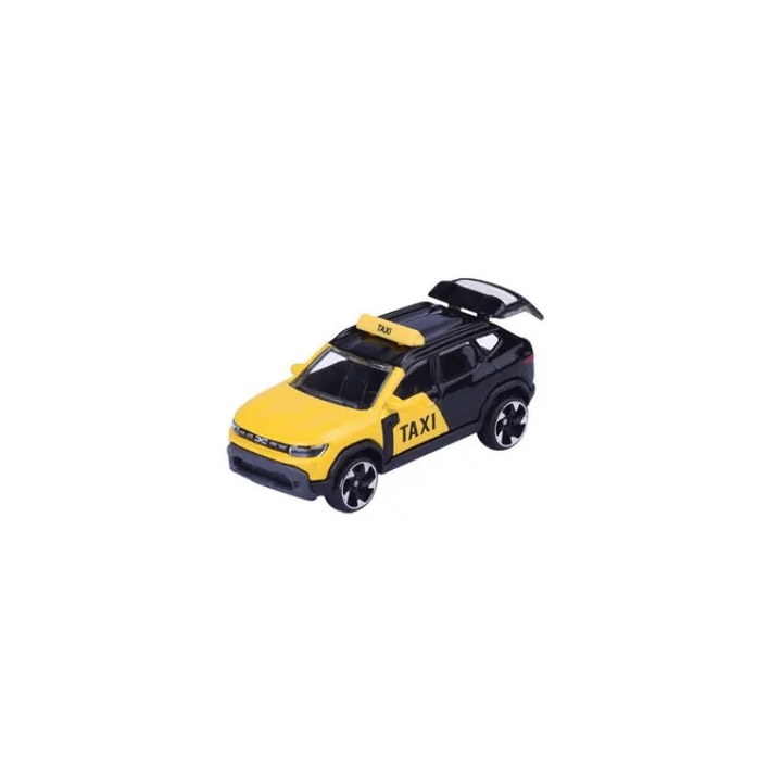 Dacia Duster 3 Taxi autómodell, 1:64, Majorette