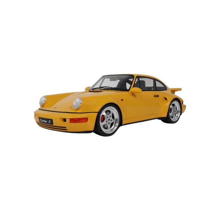 Porsche 911 [964] Turbo S Yellow 1994 autómodell, 1:8, GTS801701, GT Spirit