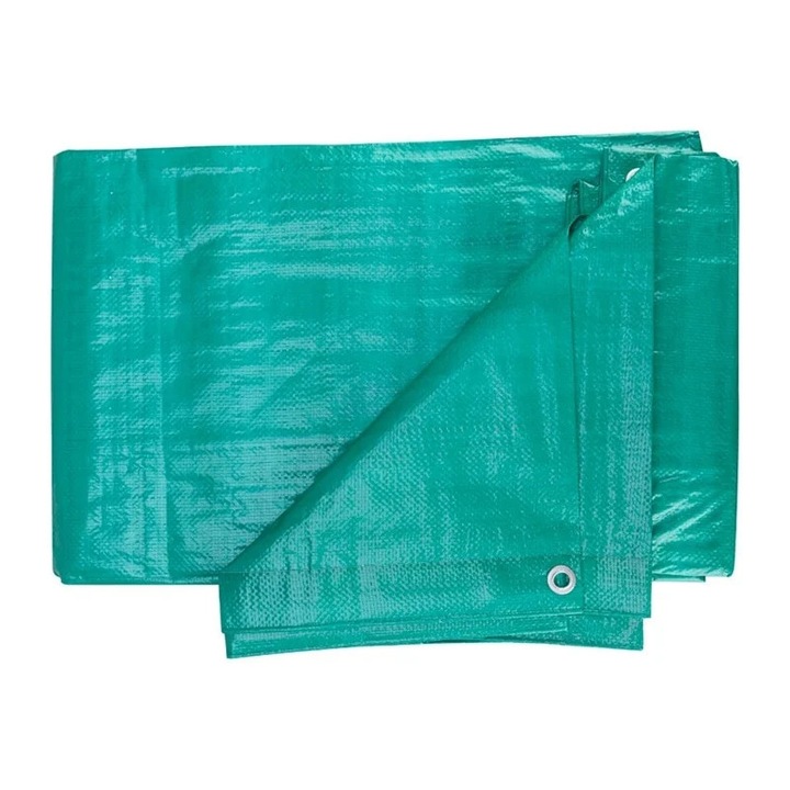Prelata Verde Cu Inele, MoftX 120Gr/Mp - 5x6m