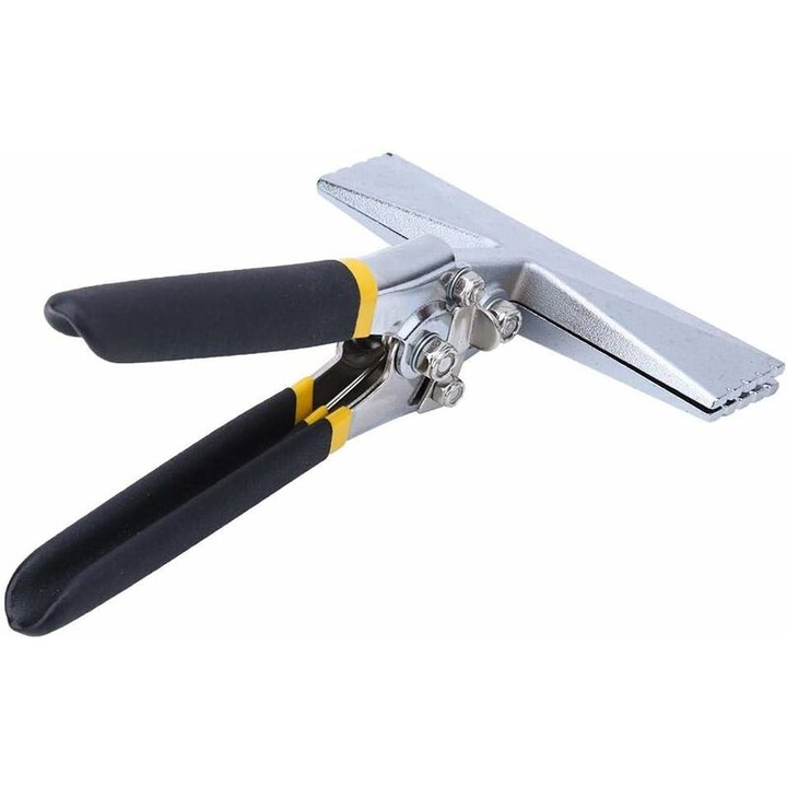 Cleste de sertizare metalic drept de 6 inch, instrument de indoire manuala antica, instrument de indoire multifunctional, latimea maxilarului de 1, 4 inch, instrument de indoire manuala pentru indoire si aplatizare
