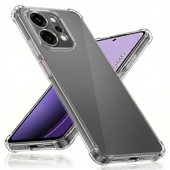 Carcasa de protectie pentru Oppo Reno14 Pro, transparenta