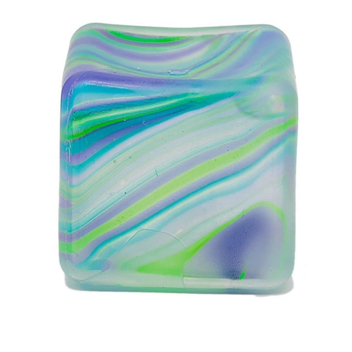 NEEDOH Swirl stresszoldó és dekompressziós játék, tömör TPR maláta, lassú visszatérés, többszínű, 5.5 cm, 1 db