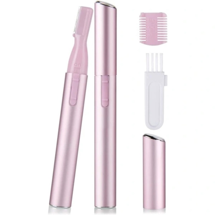 Aparat electric pentru sprancene, portabil, roz, 1xAAA