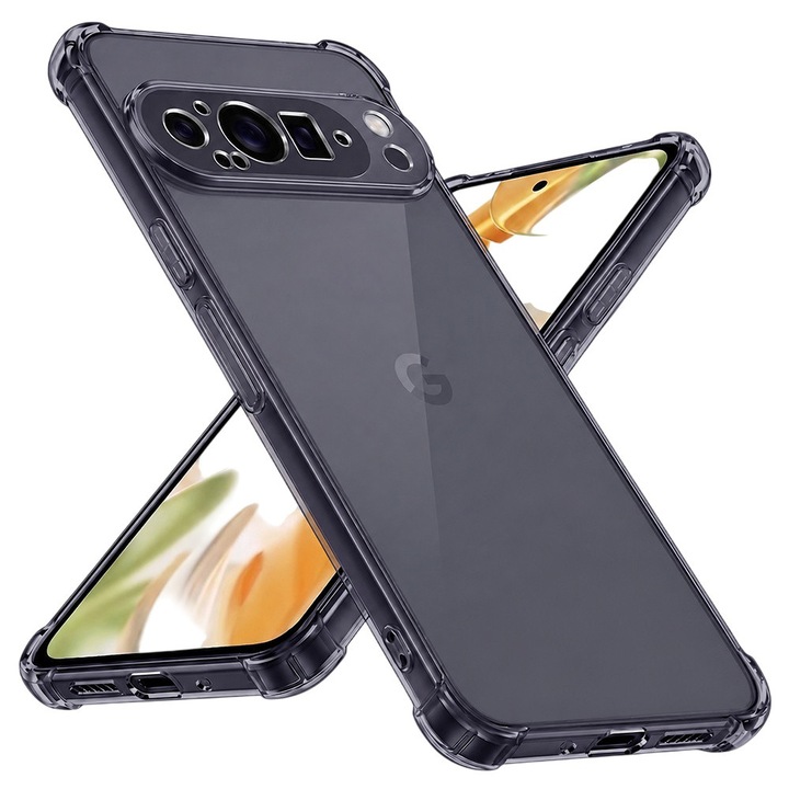 Carcasa de protectie pentru Google Pixel 9 Pro XL, fumuriu