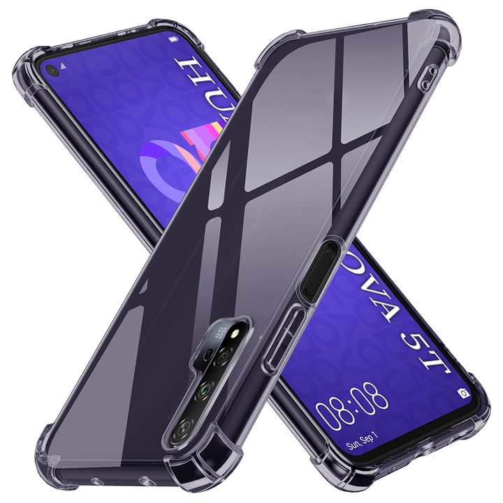 Carcasa de protectie pentru Huawei Nova 5T / Huawei Honor 20, fumuriu