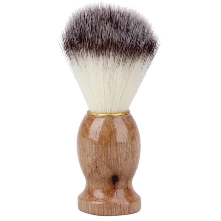 Perie de ras, lemn si nylon, 10x5cm