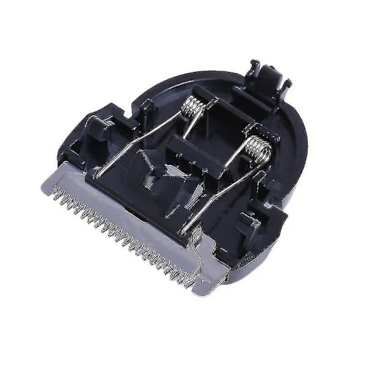 Глава за подстригване, резервно острие, съвместимо с Philips QC5105/QC5115/QC5155/QC5120/QC5125/QC5130/QC5135, стоманено острие, пластмасов корпус, черно, 2 броя
