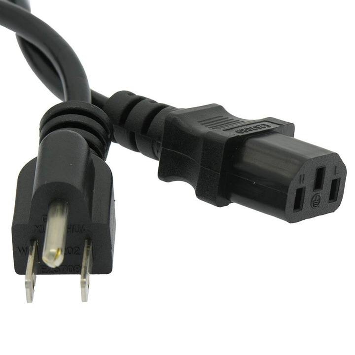 2 db monitor kábel készlet, 1.8m, fekete
