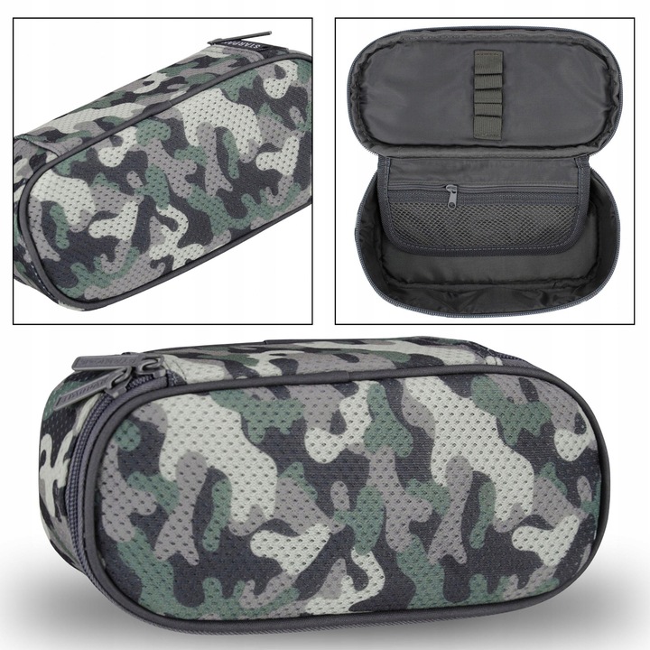 Penar borseta ovala Starpak Camuflaj multicolor 22x6x10cm rezistent spatios