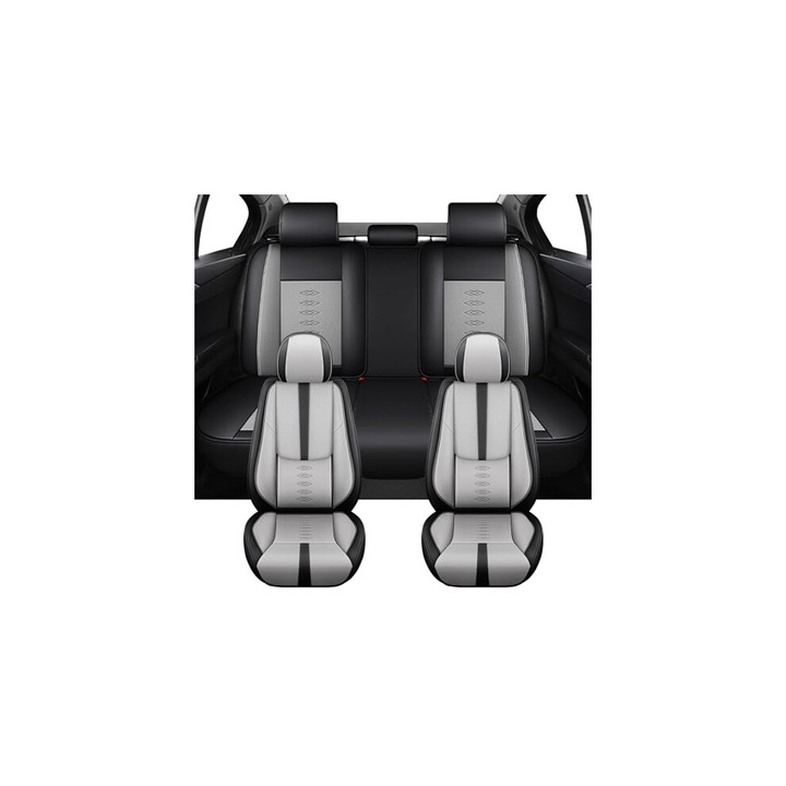 Huse scaune auto set complet gri-negru 2022-2025